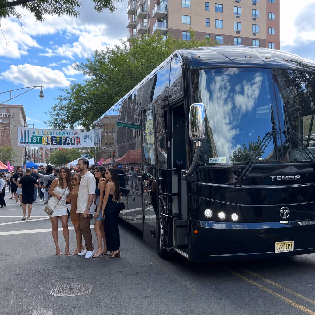 Rent a Bus to the All About Downtown Street Fair (Jersey City)
