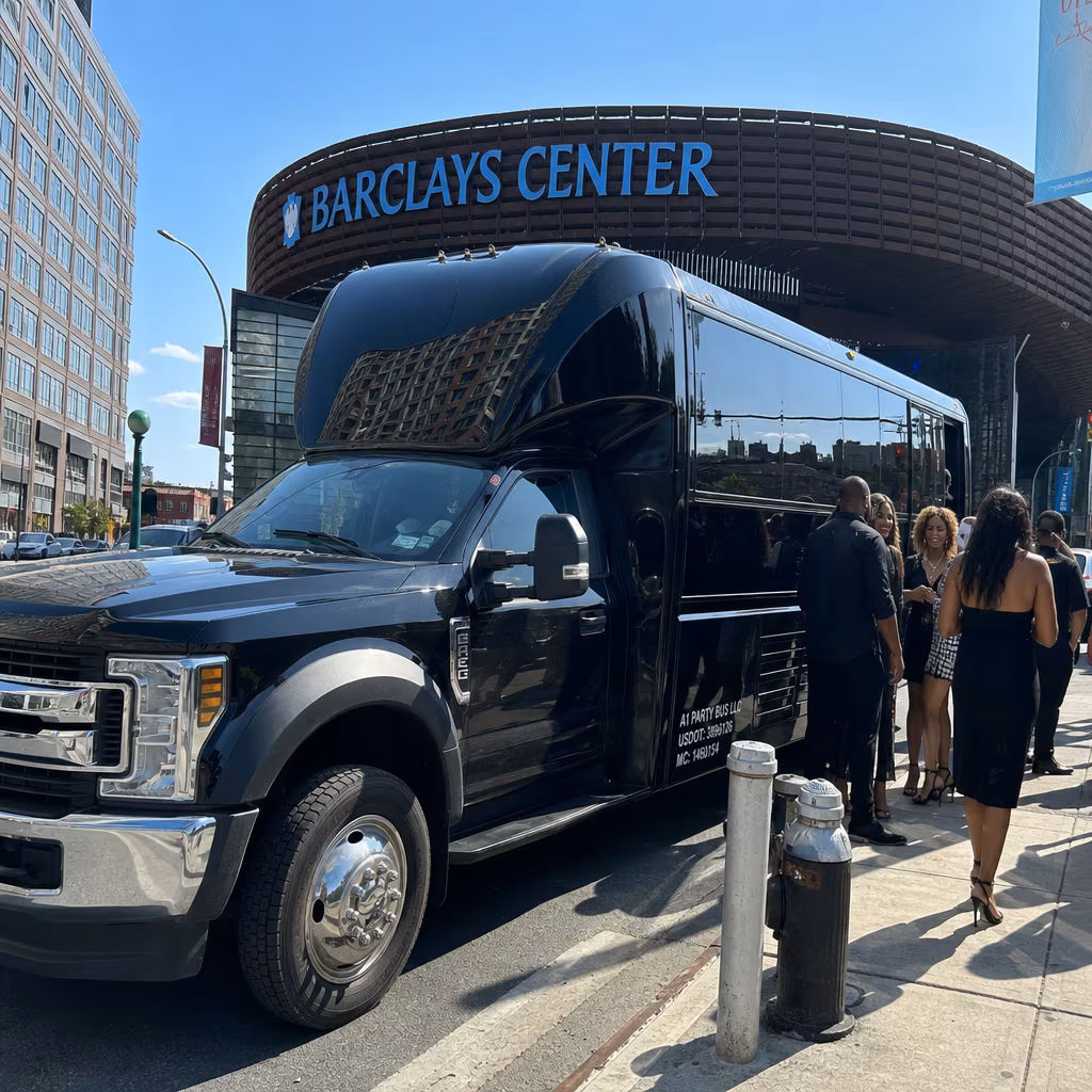 Rent a Bus to Barclays Center from Jersey City