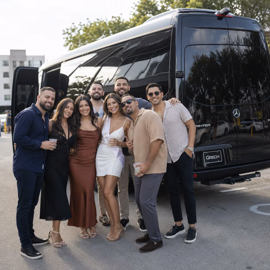 Birthday party bus