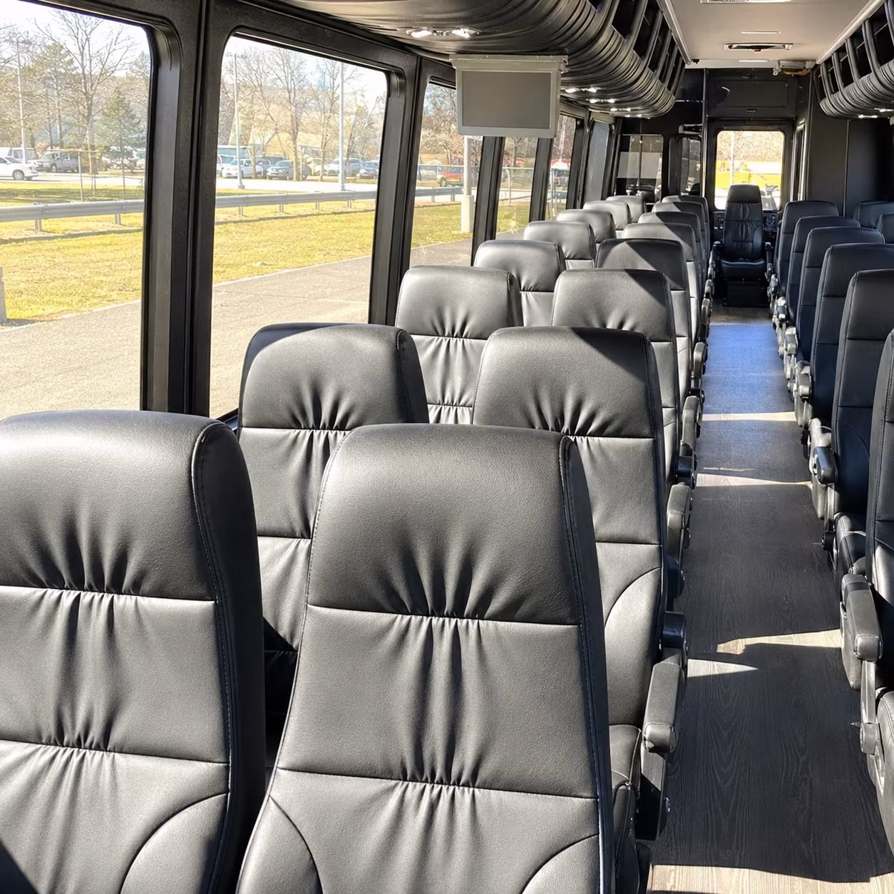 Jersey City Airport Shuttle & Transportation party bus exterior
