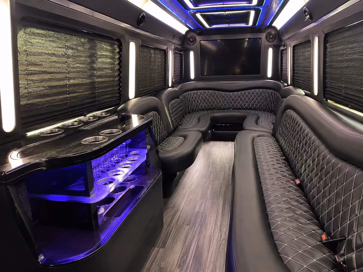 Jersey City Concert & Music Festival Transportation party bus exterior