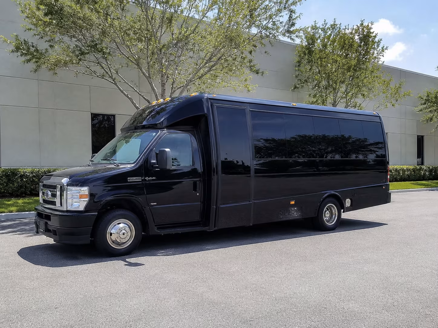Jersey City Corporate Transportation party bus exterior