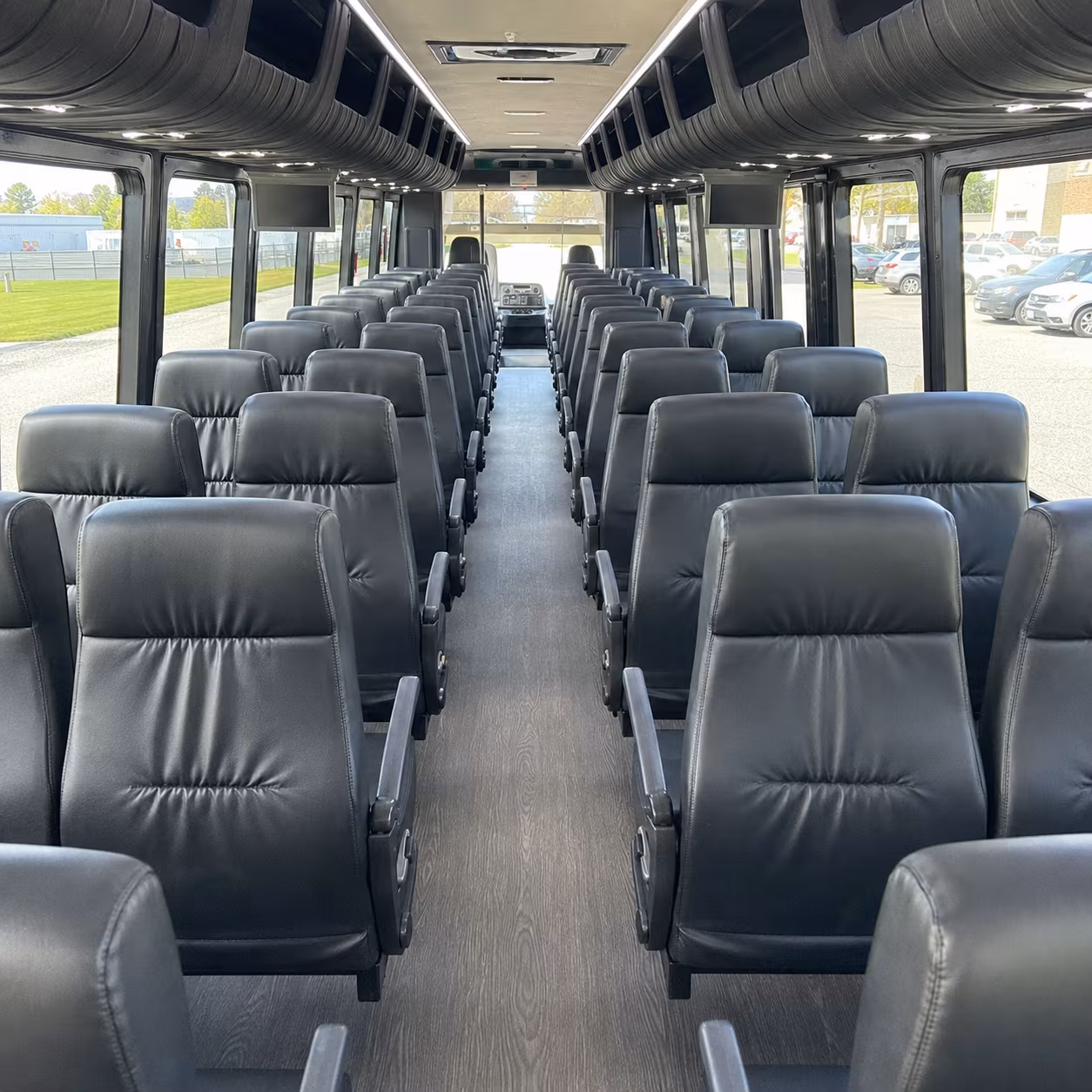 Jersey City Corporate Transportation party bus exterior