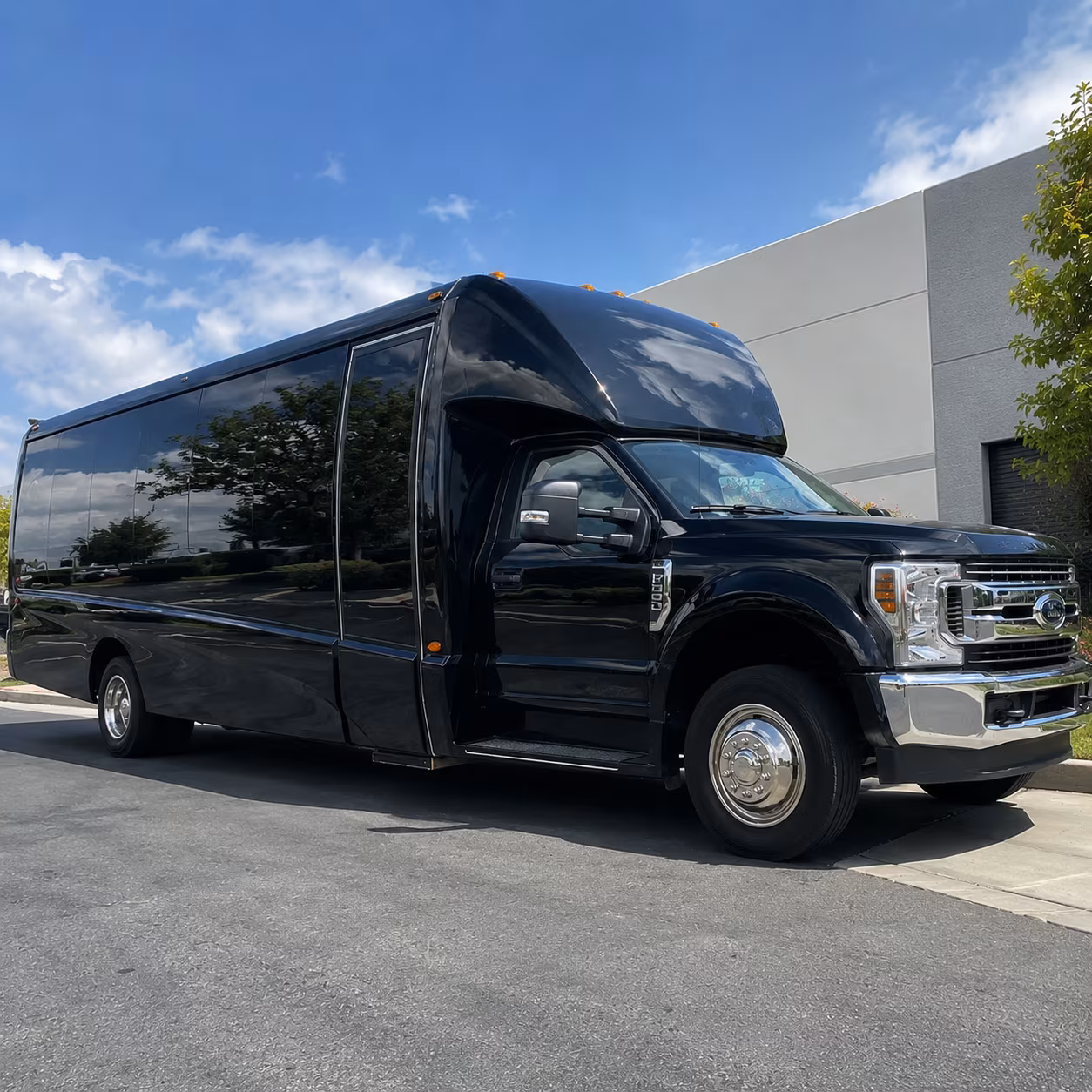 Jersey City Corporate Transportation party bus exterior