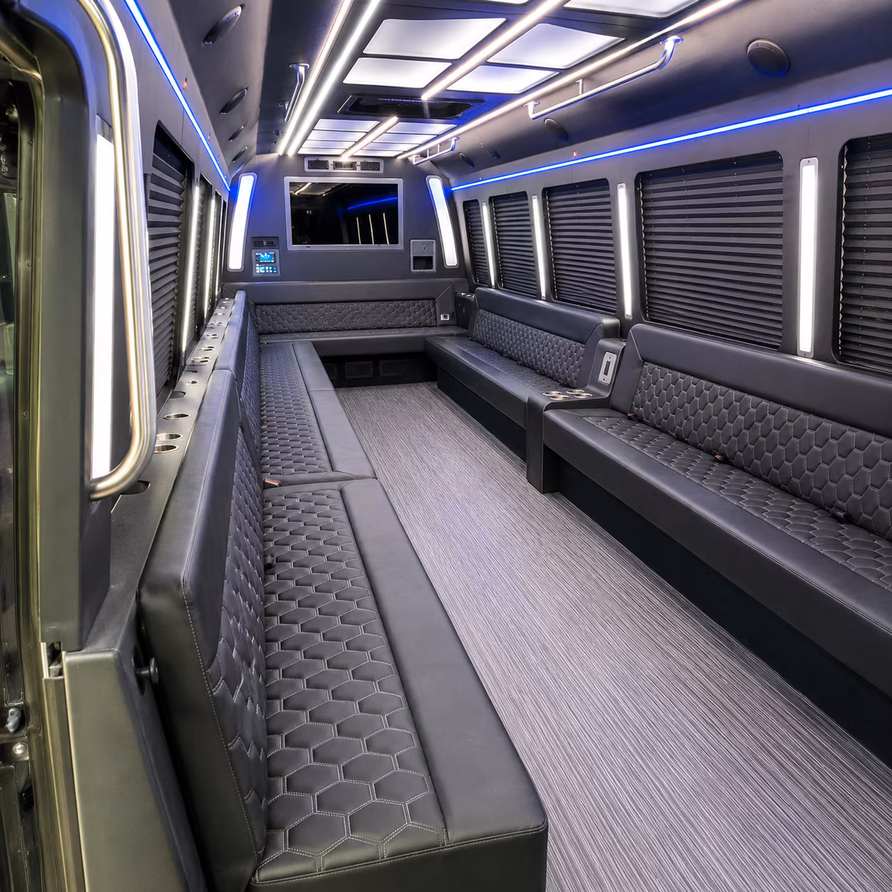 Jersey City Prom & Homecoming Transportation party bus exterior