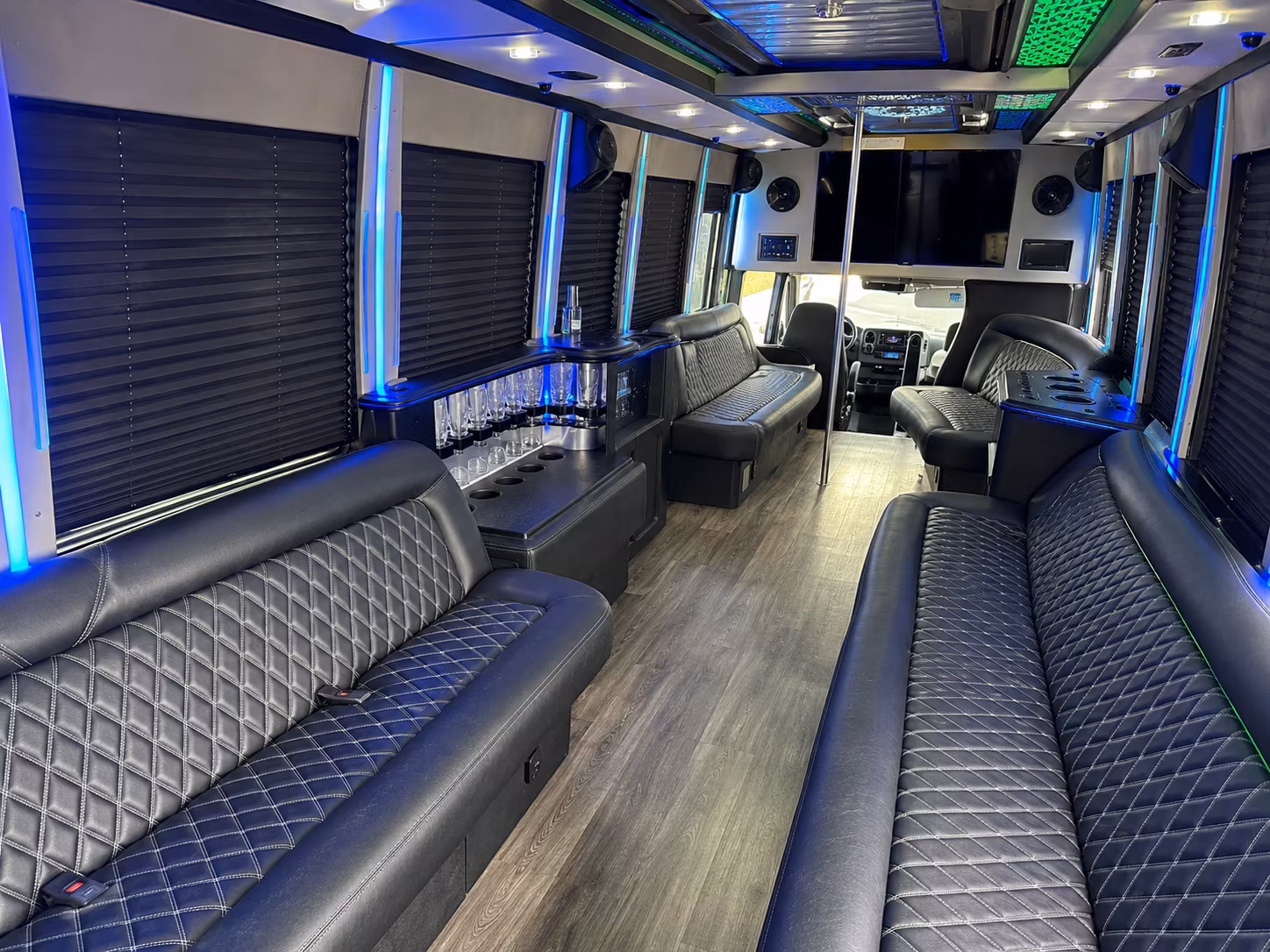 Jersey City Prom & Homecoming Transportation onboard seating