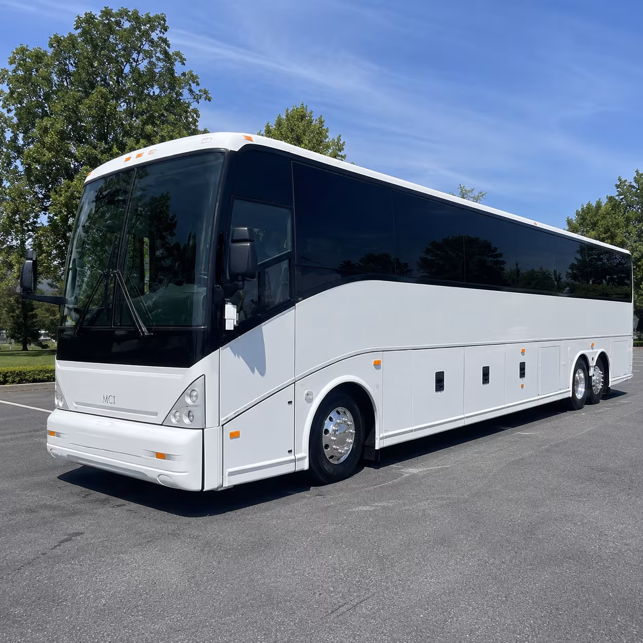 Jersey City School Event Transportation party bus exterior