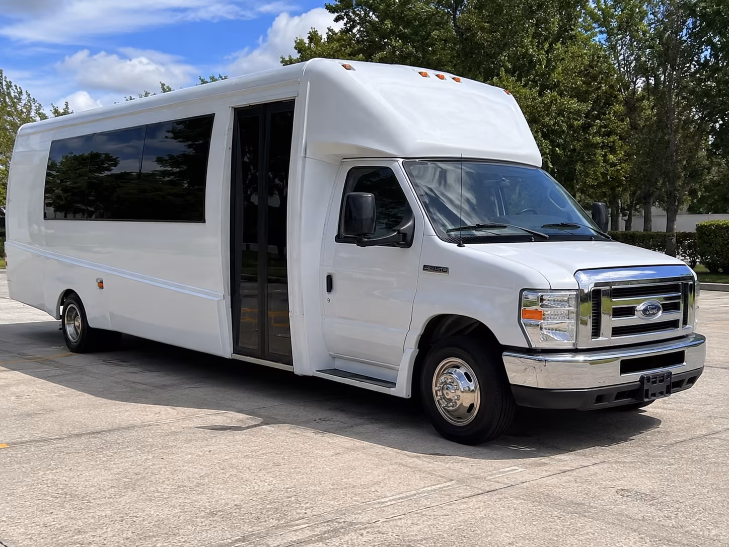 Jersey City Sporting Event Transportation party bus exterior