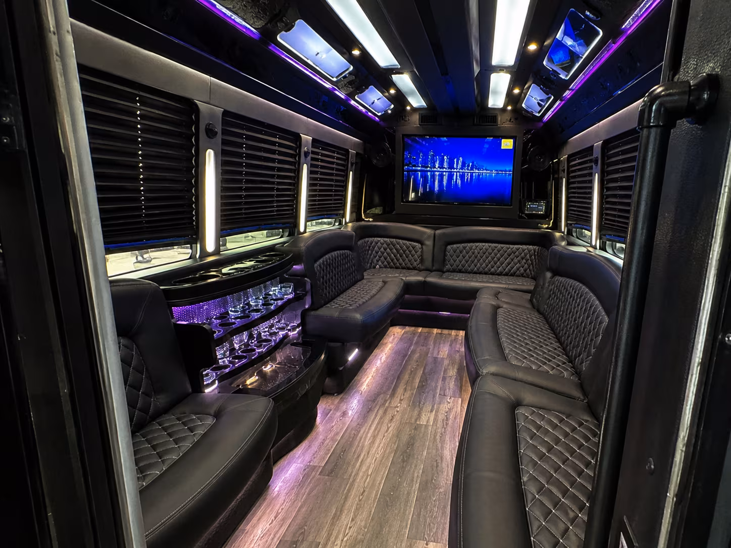 Jersey City Sporting Event Transportation onboard seating