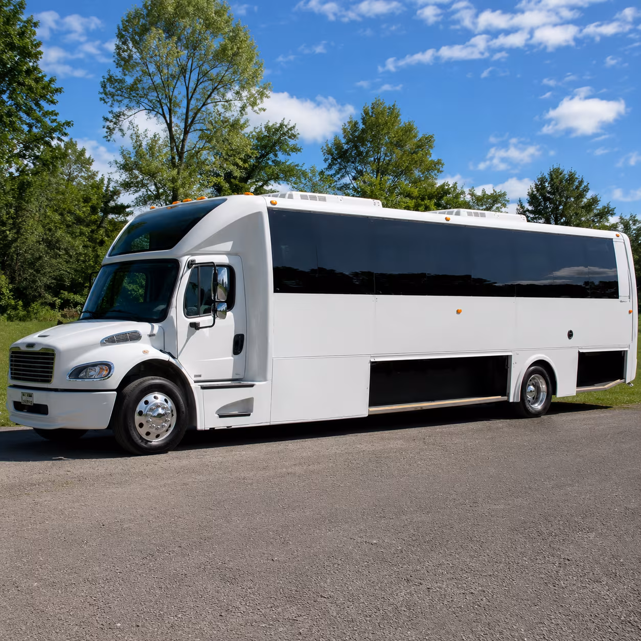 Jersey City Sporting Event Transportation party bus interior