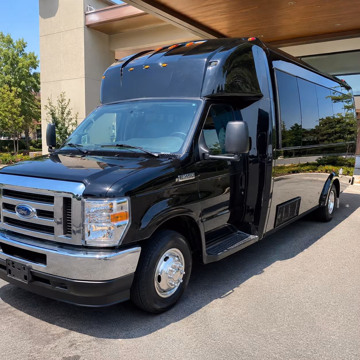 Jersey City Sporting Event Transportation party bus exterior
