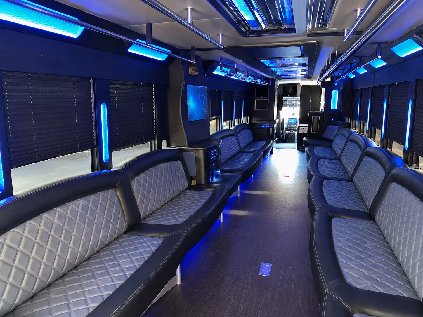 Jersey City Wedding Transportation party bus exterior
