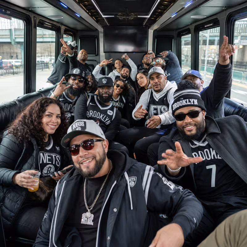 Jersey City Sporting Event Transportation fleet vehicle